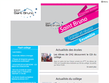 Tablet Screenshot of ensemblescolaire-saintbruno.com